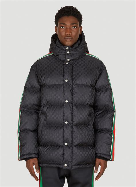 gucci mens puffer jacket|vintage gucci leather jacket men's.